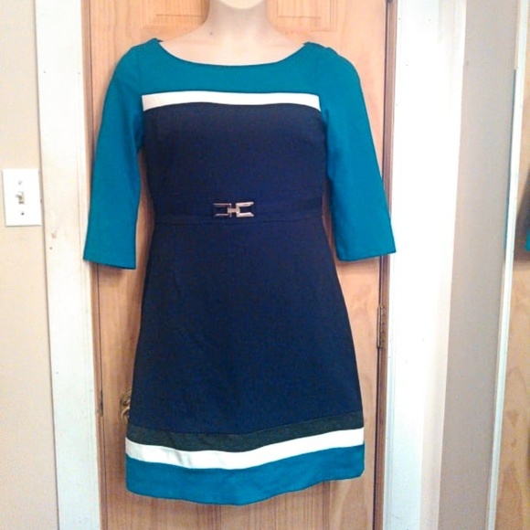 White House Black Market Dresses & Skirts - White House Black Market Color Block Dress